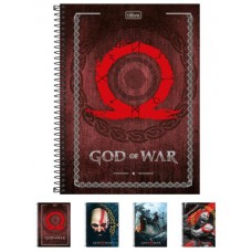CADERNO 080 CD TILIBRA GOD OF WAR 308633