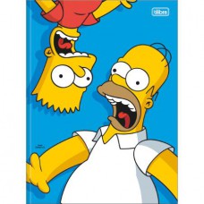 Caderno Brochurão Universitário CD 80F Os Simpsons