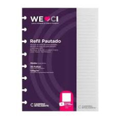 REFIL PAUTADO MEDIO 120GR - CADERNO INTELIGENTE