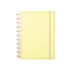 Caderno Inteligente 80F Grande Pastel Amarelo