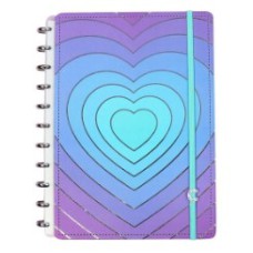 CADERNO INTELIGENTE SILVER LOVE - 080FLS GRANDE