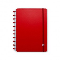 Caderno Inteligente 80F Grande All Red