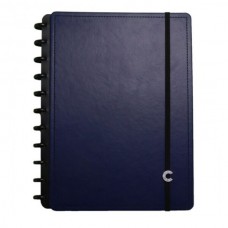 Caderno Inteligente 80F Grande Azul Escuro