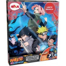 Quebra-Cabeça Lente Mágica Naruto 100 Peças