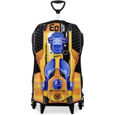 Mochila Com Rodinha Hot Wheels Dune Dourado