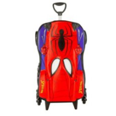 MOCHILA RODA INFANTIL HOMEM ARANHA DIPLOMATA VERMELHO