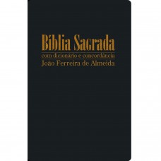 Bíblia RC gigante - Dicionário e concordância - Luxo preta