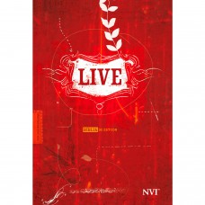 Bíblia de estudo Live - NVI - Luxo estampada vermelha