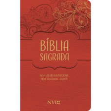 Bíblia NVI gigante Novo Testamento - 2 Cores Luxo vermelha