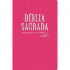 Bíblia RC gigante - Capa semi luxo rosa