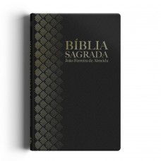 Bíblia RC grande - 1 Cor semi luxo - Preta
