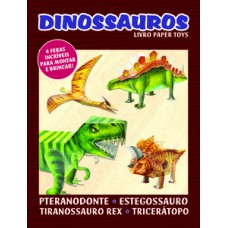 Dinossauros - Livro paper toys