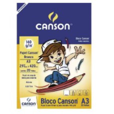 BLOCO CANSON A3 140GR BRANCO 66667071