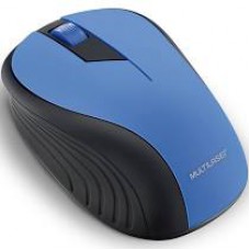 Mouse Multilaser Sem Fio 2.4Ghz Preto E Azul Usb - MO215