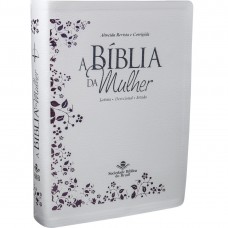 A Bíblia da Mulher - Couro bonded ilustrada florida