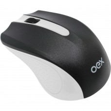 MOUSE WIRELESS 1200 DPI OEX EXPERIENCE MS404 - BRANCO