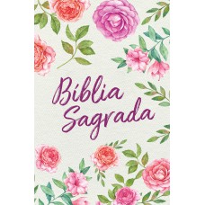 Bíblia NVT Letra Grande - Textura floral