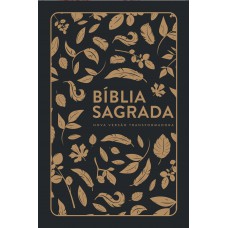 Bíblia NVT Letra Grande - Folhas douradas
