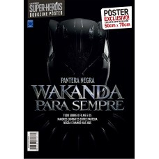 Superpôster Mundo dos Super-Heróis - Pantera Negra: Wakanda Para Sempre - Arte B