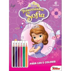 Princesinha Sofia Ler E Colorir Blister