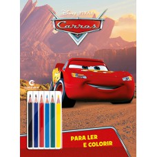 Carros ler e colorir com lápis