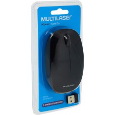 Mouse Sem Fio 2.4GHZ USB Preto - MO285