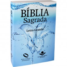 Bíblia Sagrada Letra Grande - Capa ilustrada Água