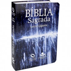 Bíblia Sagrada Letra Gigante - Capa ilustrada Água