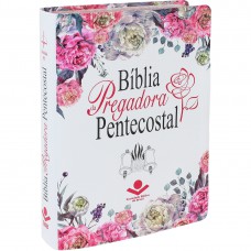 Bíblia da Pregadora Pentecostal - Couro bonded ilustrada florida
