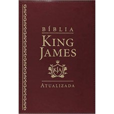 Bíblia de Estudo King James - Atualizada - Letra Grande Luxo Bordô