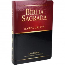 Bíblia Sagrada Letra Grande com Harpa Cristã - Capa ilustrada