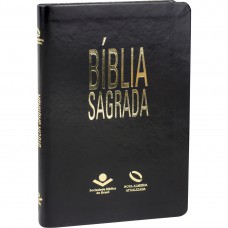 Bíblia Sagrada - Couro sintético Preto