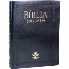 Bíblia Sagrada Letra Extragigante - Púlpito Capa Preta