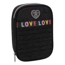 NECESSAIRE KIKA MADE WITH LOVE PRETO