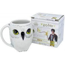 Caneca Porcelana 3D 250ml  - Hedwig Harry Potter