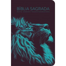 Bíblia NVT 960 Lion Head Turqueza - Letra Normal