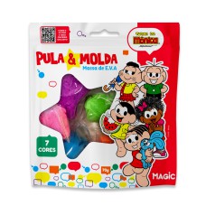 Pula e molda (massa de eva) 70g - Turma da Mônica