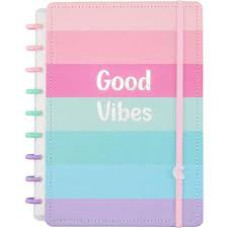 CADERNO INTELIGENTE MEDIO GOOD VIBES BY INDY