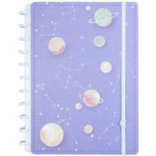 CADERNO INTELIGENTE MEDIO PURPLE GALAXY BY GOCASE