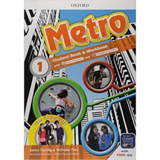Metro 1 - Student''S Book With Workbook And Online Homework And Smartphone Activities