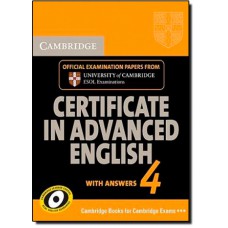 Cambridge Certificate In Advanced English 4 For Updated Exam Students Book With Answers
