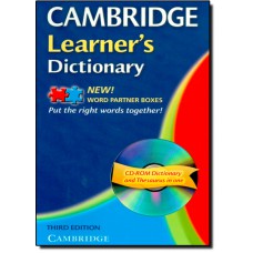 Cambridge Learner`S Dictionary With Cd-Rom Third Edition