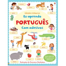 Eu aprendo português com adesivos