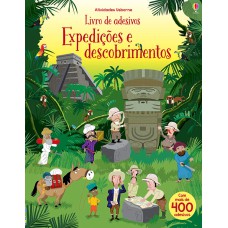 Expedições e descobrimentos : Livro de adesivos