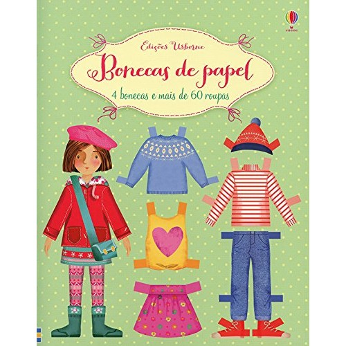 4Peças Cartoon Vestir-Se Boneca Adesivo Livro Sem Cortar Fora , Diy Feito À  Mão Brinquedo Livro