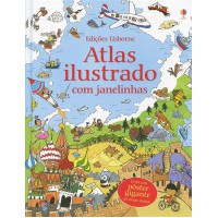 Atlas ilustrado com janelinhas