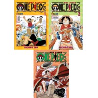 One Piece volumes 1 2 3