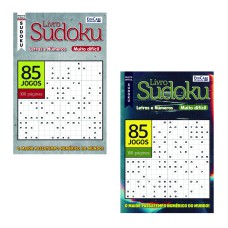 Kit 2 Livros Sudoku - Letras e Números Ed.3