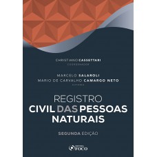 REGISTRO CIVIL DAS PESSOAS NATURAIS - 2ª ED - 2020
