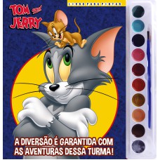 Tom e Jerry Livro para Pintar com Aquarela
